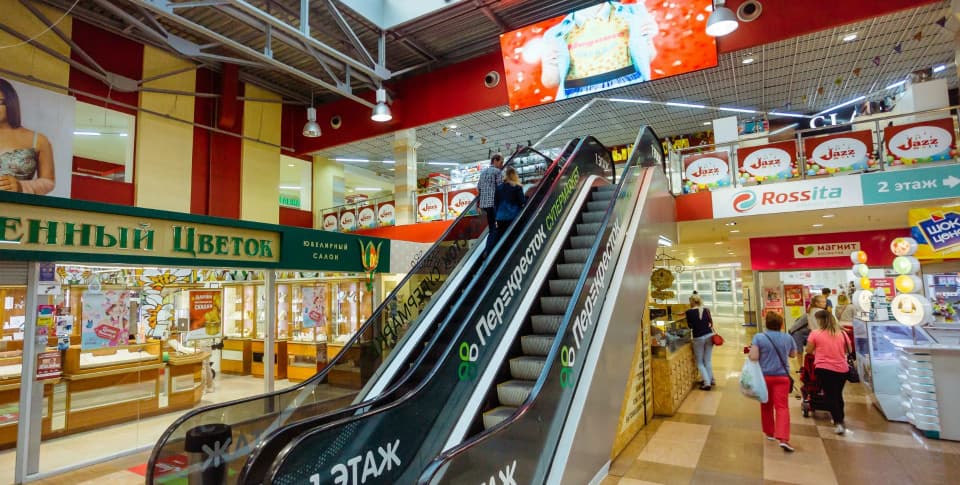 Внутренний экран в ТЦ Jazz Mall, г. Магнитогорск